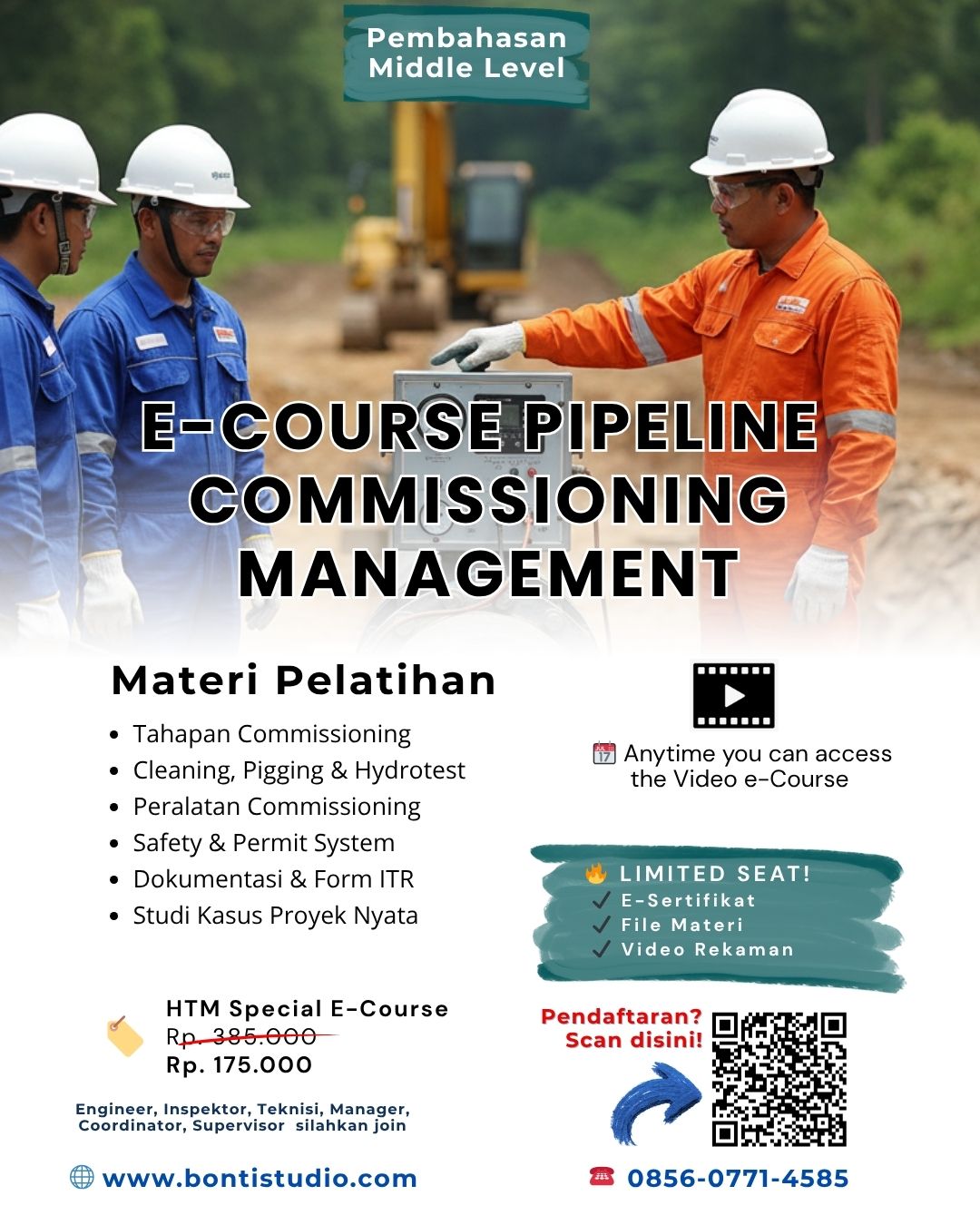 Ecourse - Pipeline Commisioning Management